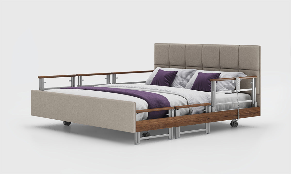 Signature Comfort Plus Dual Profiling Bed - Linen (Fabric)